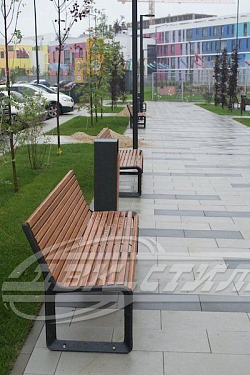 Скамейка чугунная «Ршава».  �3